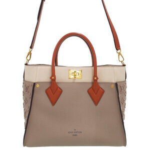 Louis Vuitton On My Side Shoulder Bag Cream White